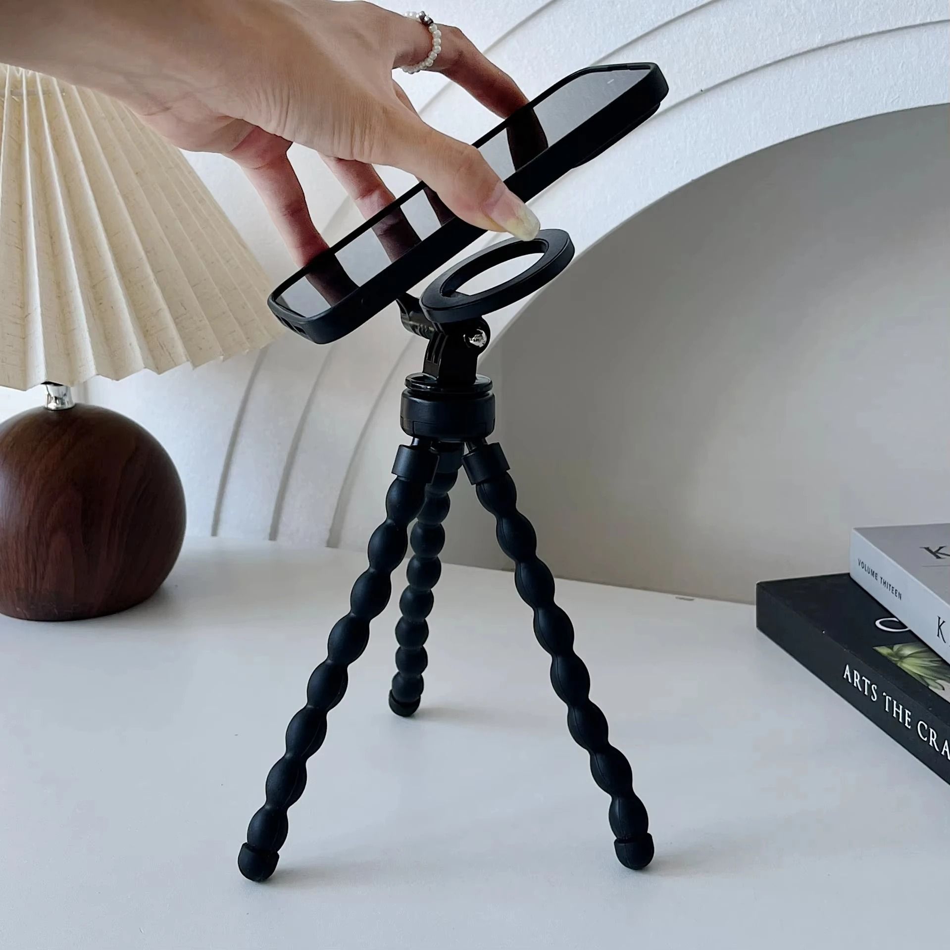 2 in 1 Magnetic Phone Tripod and Stand for Mobile Devices