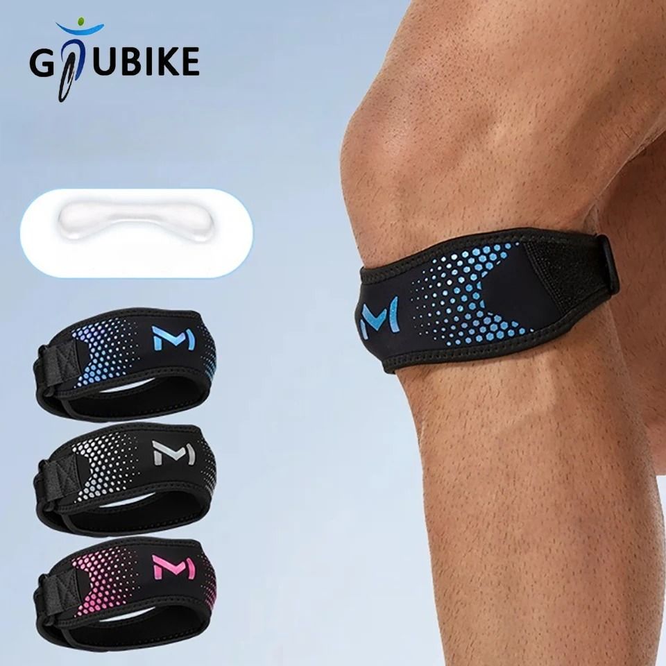 Adjustable Patella Knee Strap Patellar Tendon Support Band for Running Basketball and Fitness