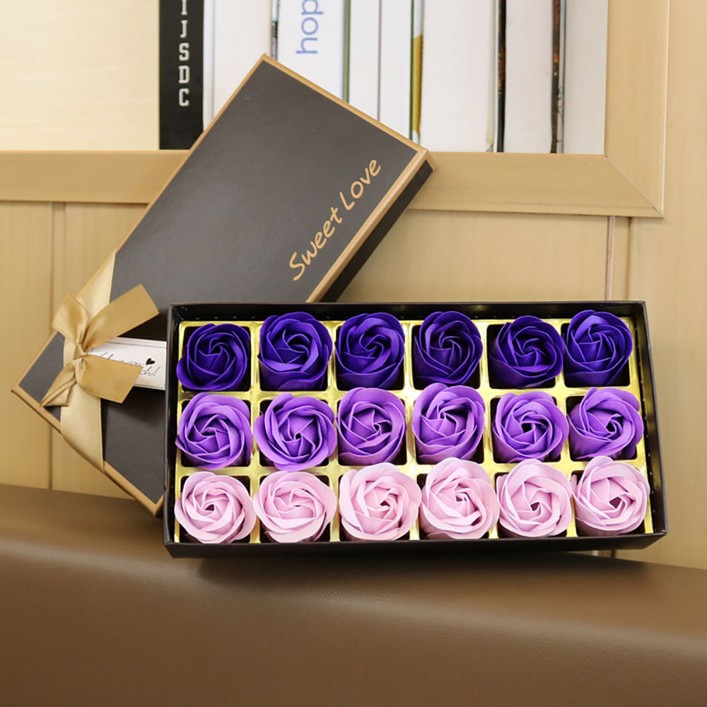 Scented Bath Soap Flower, Soap Rose Flowers Gift Box, Creative Hand Gifts, Fake Flower Wedding, Valentine's Day Gifts