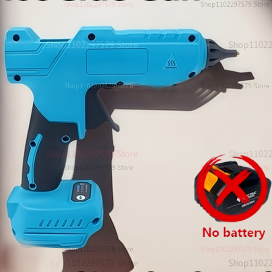 Durable Wireless Electric Melt Glue Gun, Handheld Craft Tool, Fast Heating, with Glue Gun Holder for Home Repair