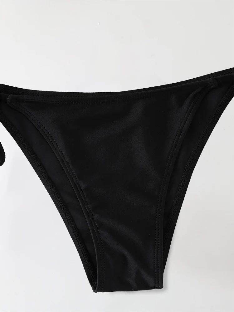 2024 Fashion Sexy Triangle Bikini And Brazilian One-Piece Swimsuit Set