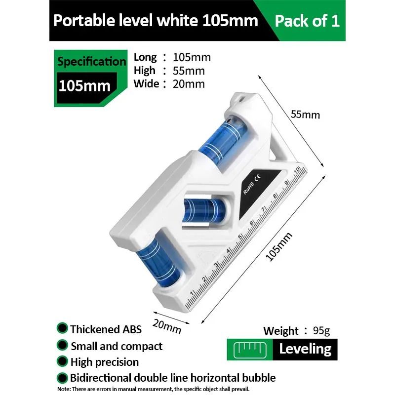 Mini Magnetic Level Gauge High Precision Pocket Measurement Tool