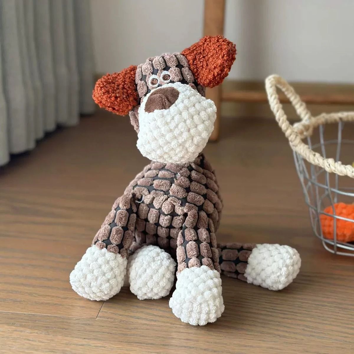 Interactive Plush Squeaky Toy