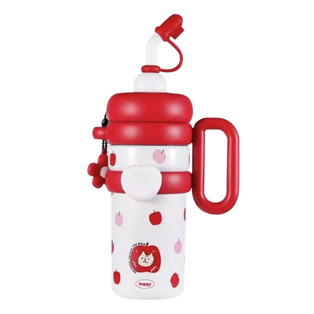 Insulated Stainless Steel Thermos Coffee Cup with Handle