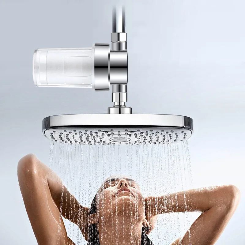 Universal Shower Head Water Filter Chlorine Removal Purifier with Replaceable Cartridge