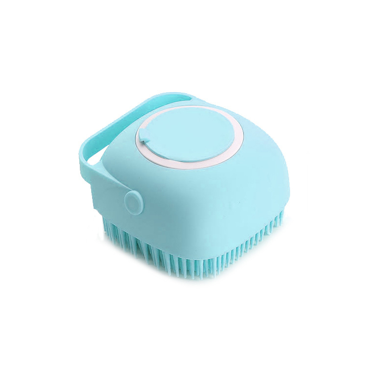 Soft Silicone Pet Bathing Brush Massager, Dog Cat Cleaning Grooming Supplies Shower Gel Brush