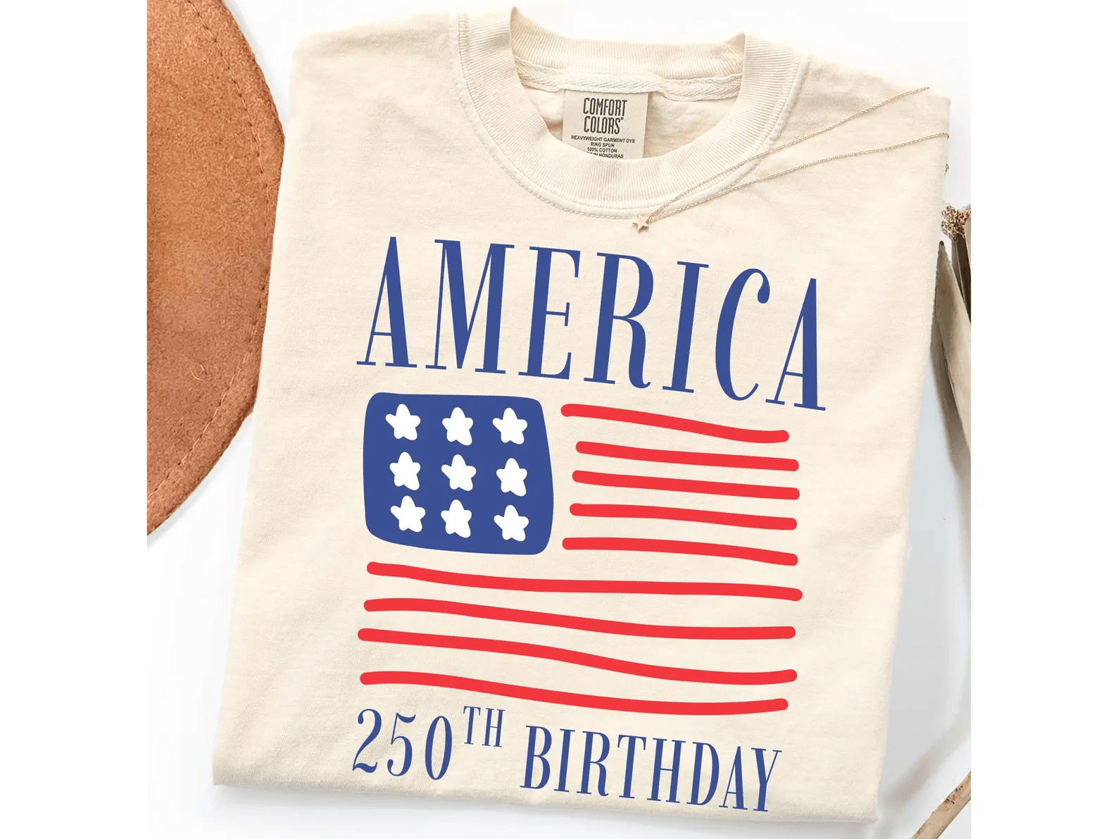 Veteran Fourth of July Shirt Retro USA Flag 4th of July Shirt 250th Anniversary Patriotic Tee