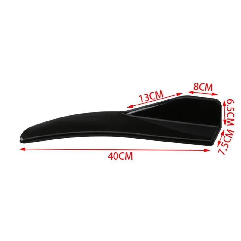 Universal Car Bumper Spoiler Lip Anti Collision Side Skirt Pair