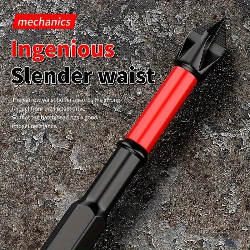 Magnetic Impact Screwdriver Bit Set with Non Slip Design