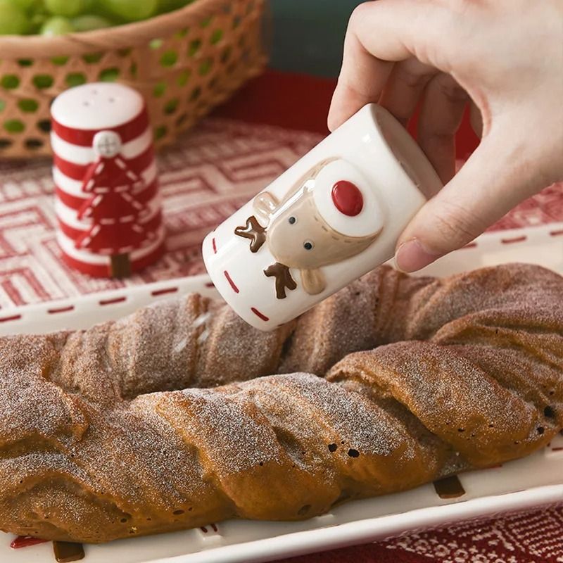 Nordic Style Santa Claus Christmas Salt & Pepper Shaker Set