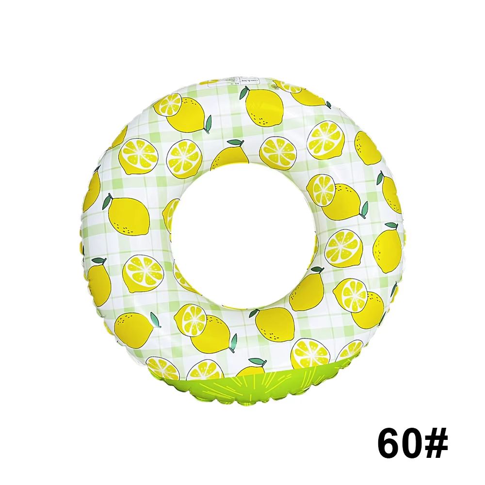 LemonSplash Inflatable Under-arm Hoop – Lemon Print Inflatable Pool & Beach Floating Ring
