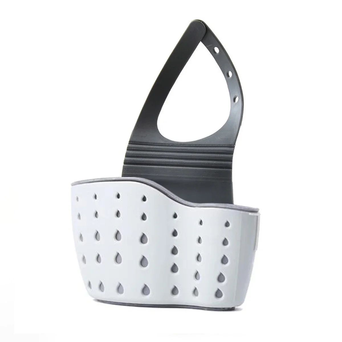 Hanging Sink Drain Basket Adjustable Sponge and Soap Holder