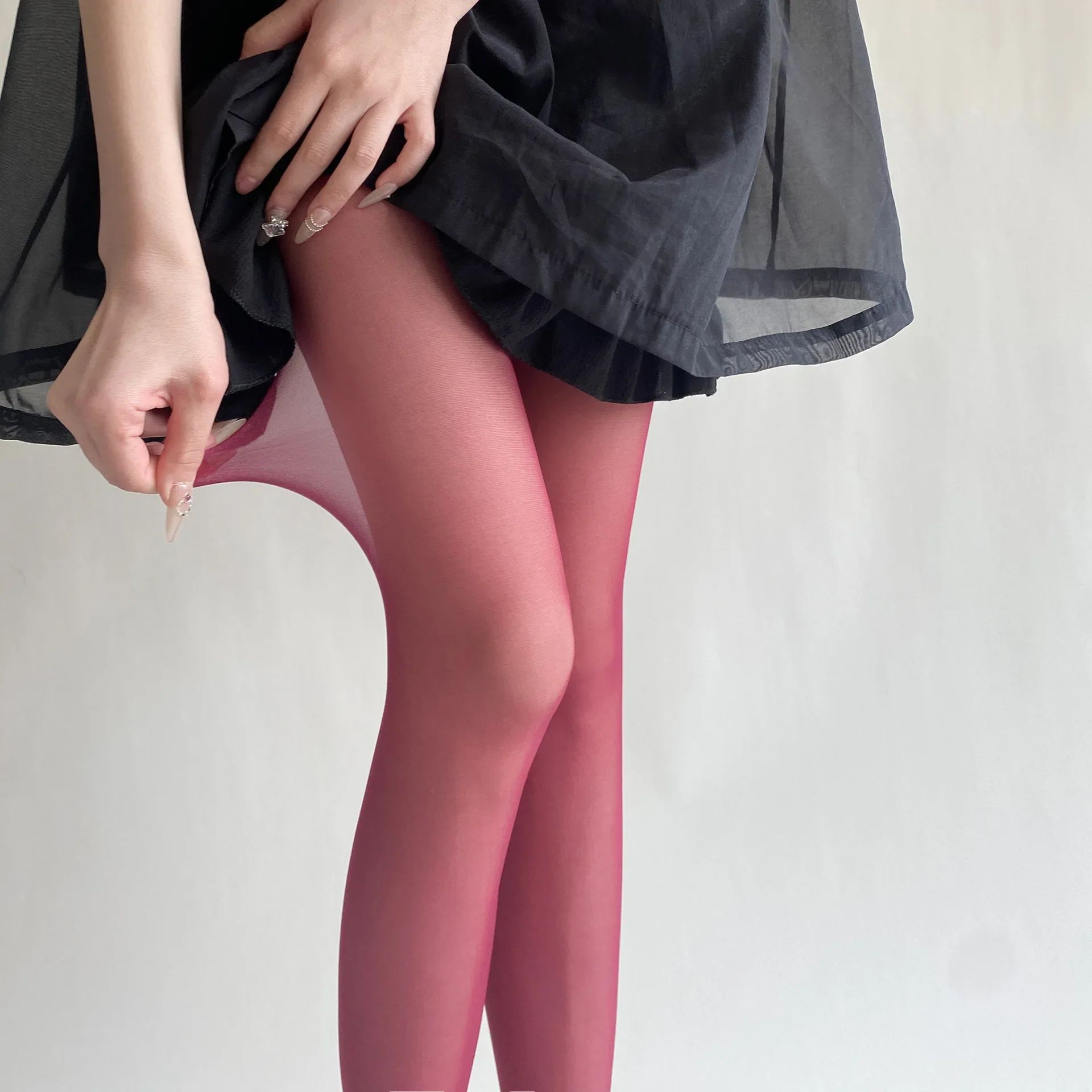 Womens Ultra Thin Thigh High Nylon Stockings