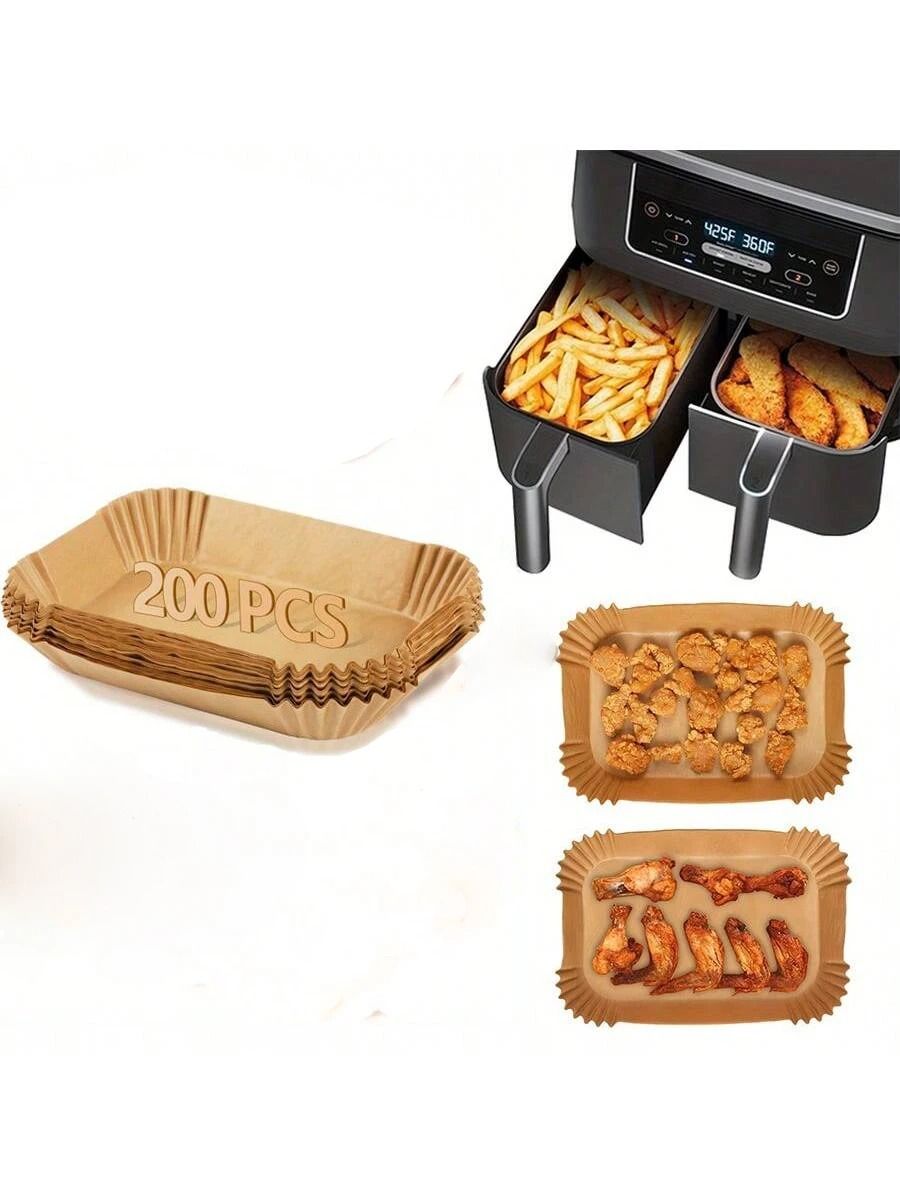 Square Air Fryer Disposable Paper Liners