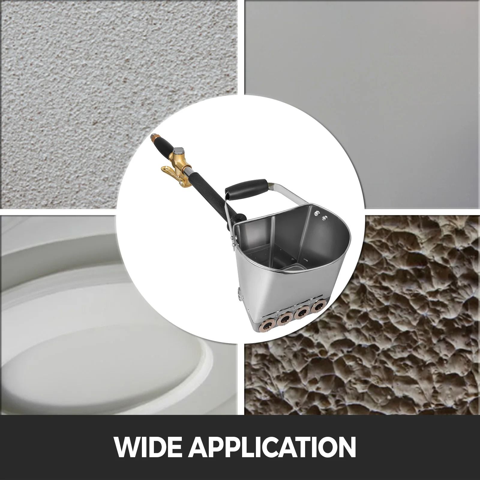 Heavy Duty Cement Mortar Spray Gun for Walls and Ceilings