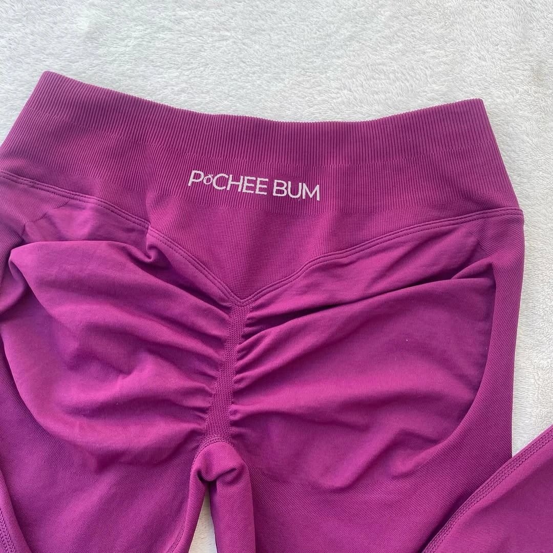 2025 Bum Shaping Leggings Seamless Low Waist Ribbed Gym Pants