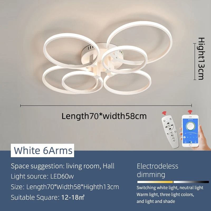 Modern Architectural LED Chandelier | Professional Geometric Linear Ceiling Light Fixture