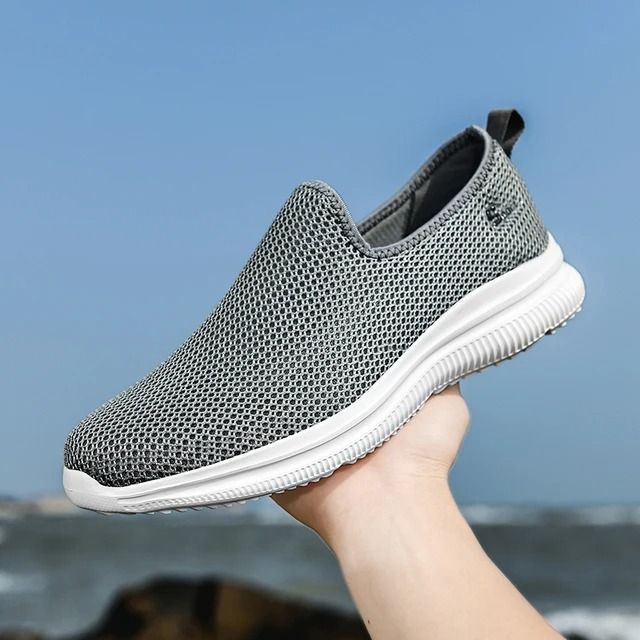 Breathable Summer Loafers Men Lightweight Casual Walking Shoes