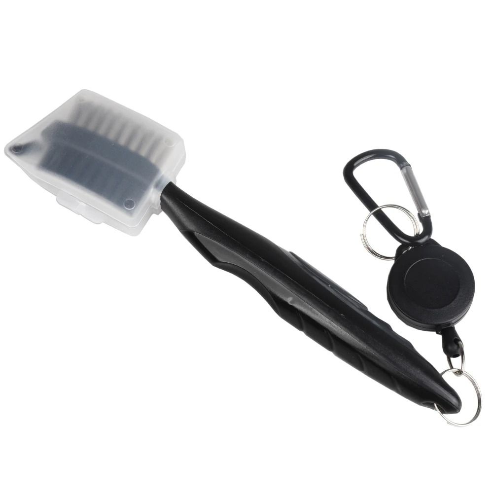 Golf Club Brush Groove Cleaner Retractable Dual Sided Cleaning Tool