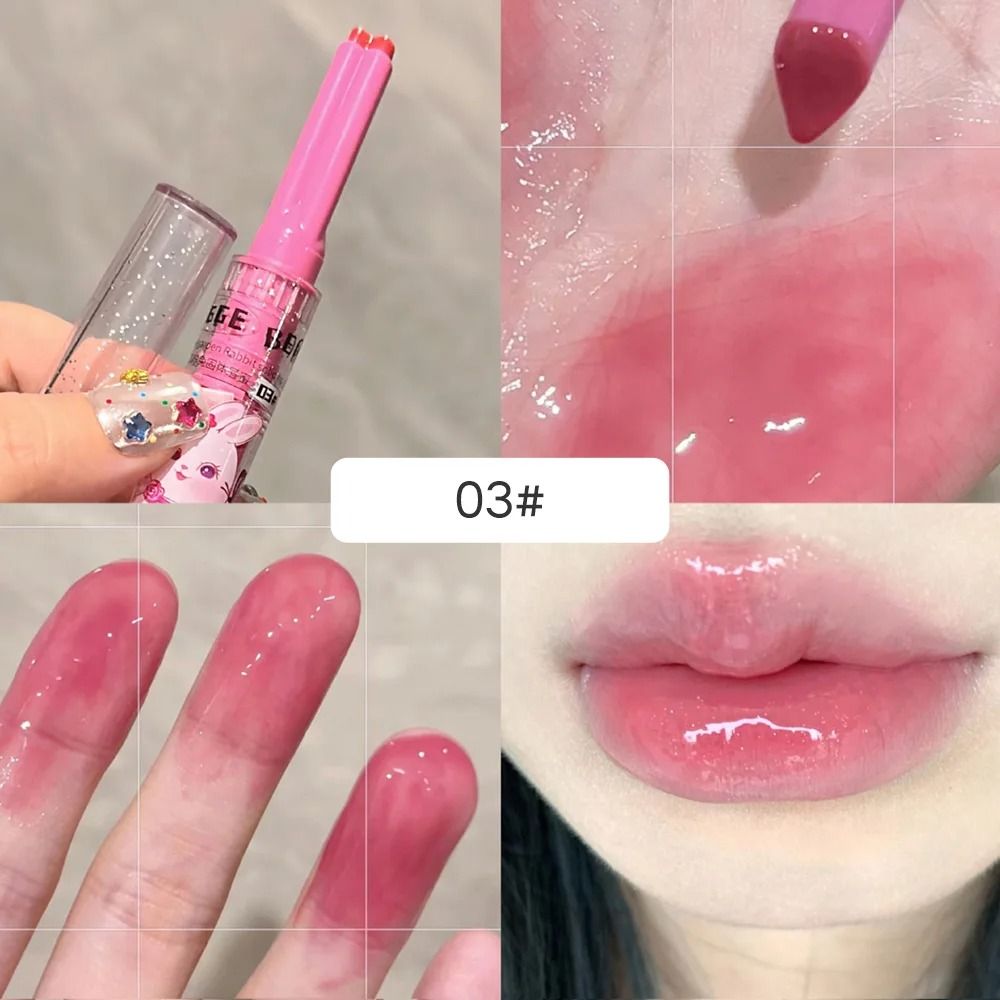 Garden Pink Rabbit Lip Gloss Balm