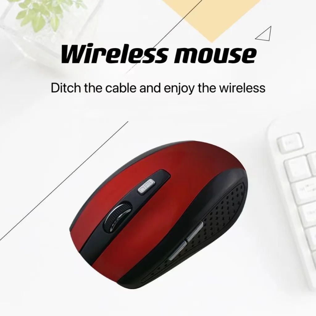 Wireless Optical Mouse Ergonomic 2.4G