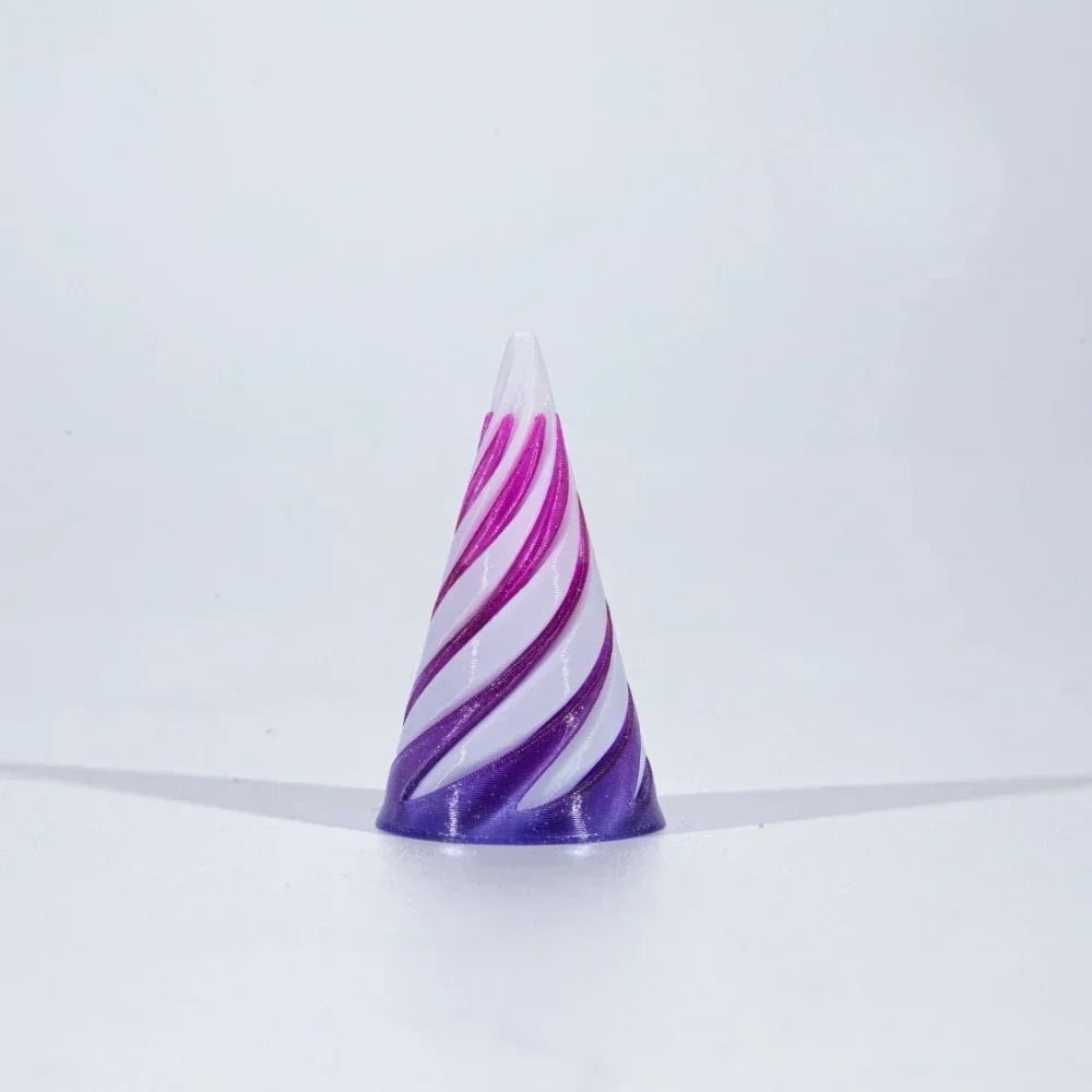 3D Spiral Cone Passthrough Sculpture