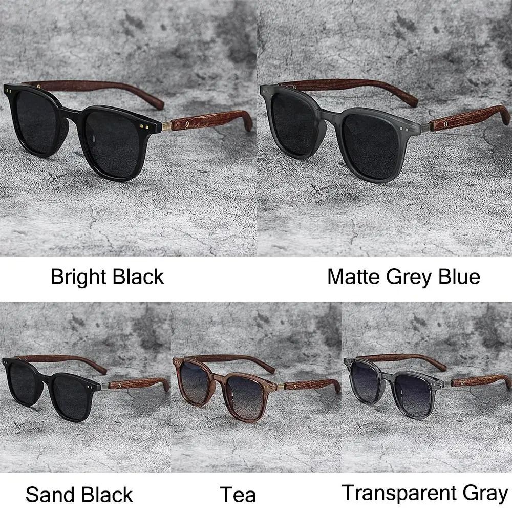 Wood Grain Retro Sunglasses for Men and Women
