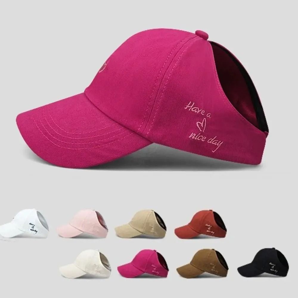 Kids Heart Design Summer Baseball Cap Empty Top Sun Hat