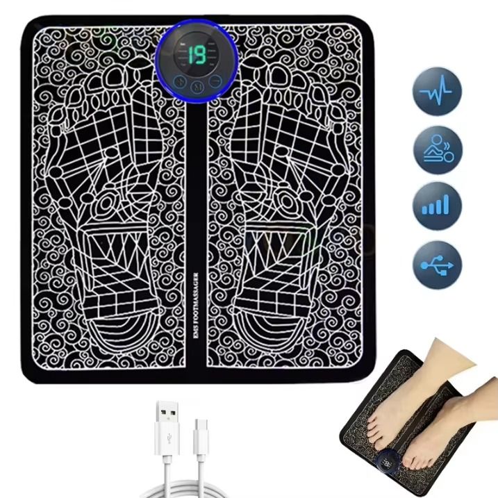 Multifunctional Heated Foot Therapy Massager with Pulse Stimulation