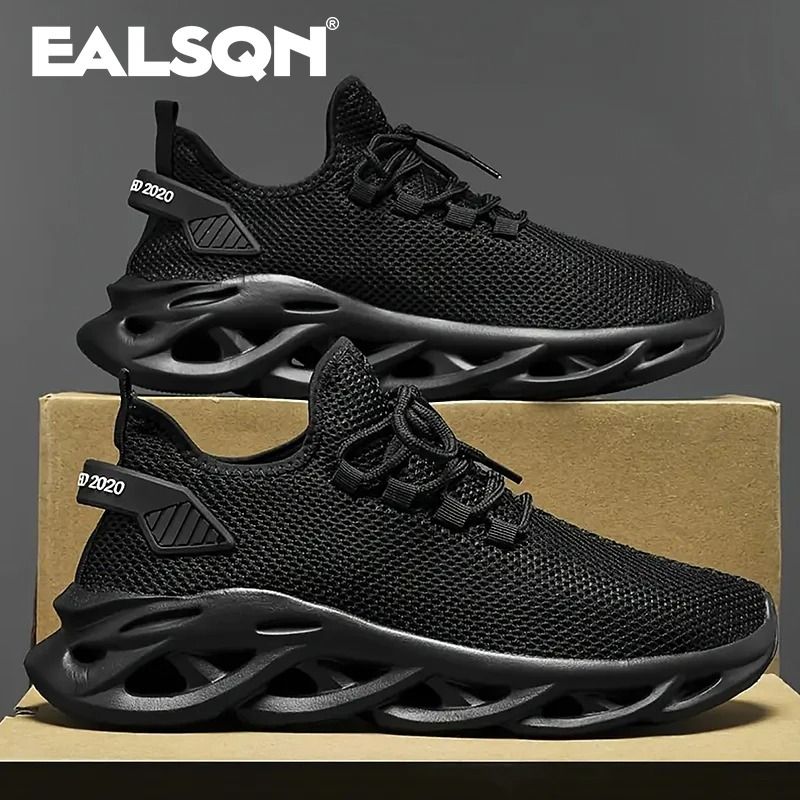 Men Breathable Mesh Running Sneakers for Outdoor Jogging