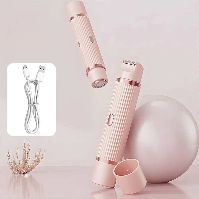 D0AB Electric Trimmer Shaver Women Waterproof Wet Dry Body Hair Trimmer
