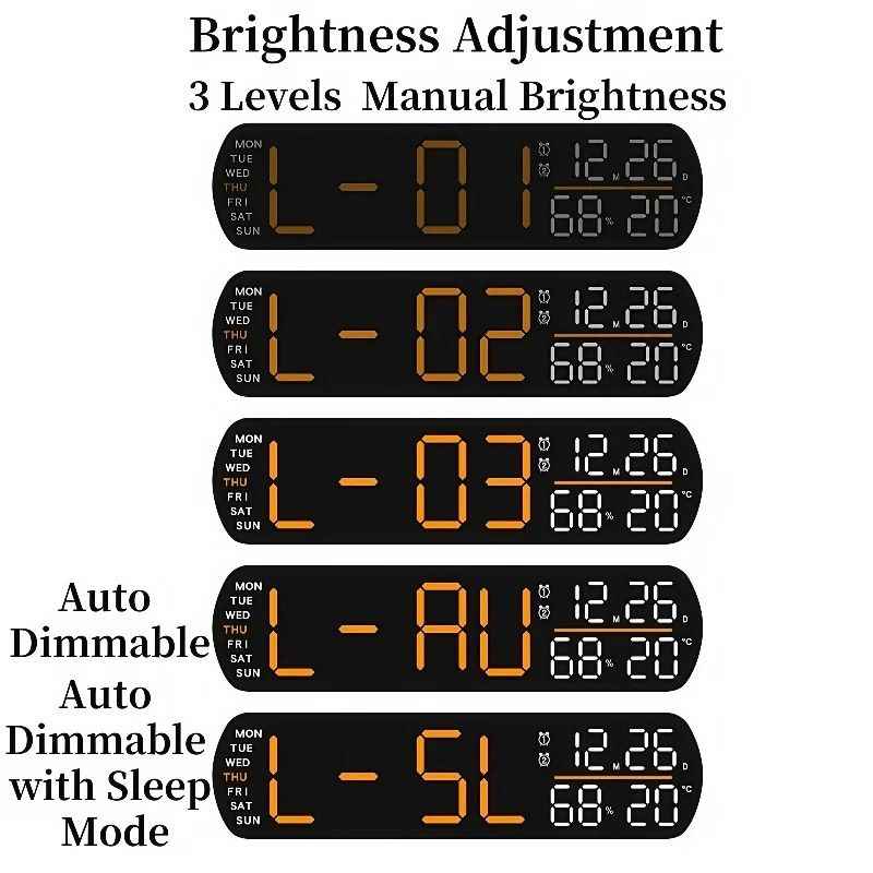 Wide-View Pro Digital Smart Clock The Ultimate All-in-One Desk Station