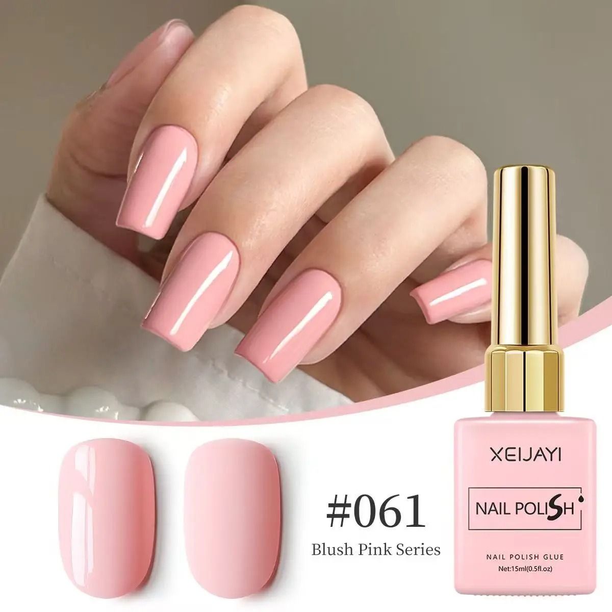 Long-Lasting Pink Gel Nail Polish