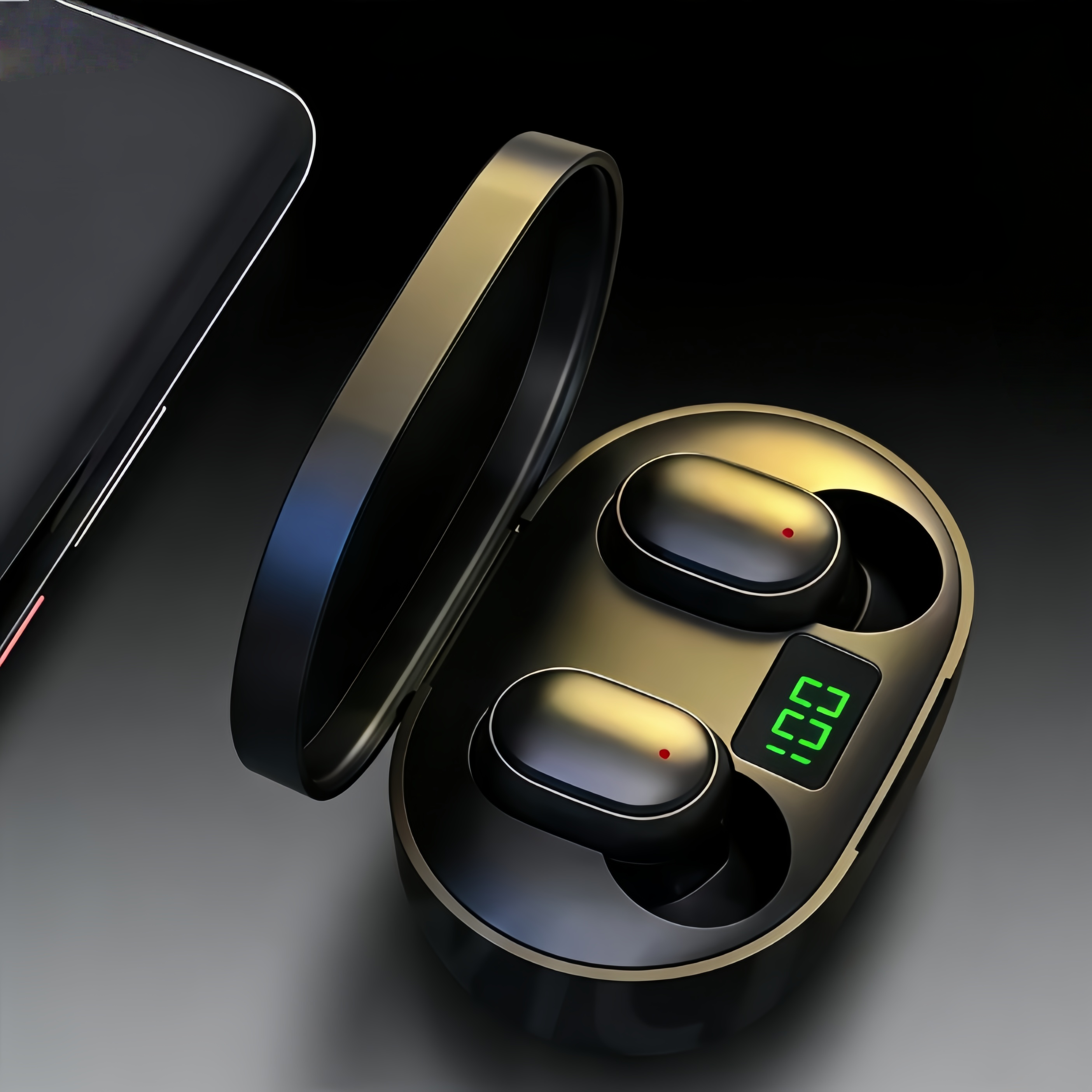 Noise Cancelling TWS Earbuds Wireless Bluetooth Headset with Mic for Smartphones