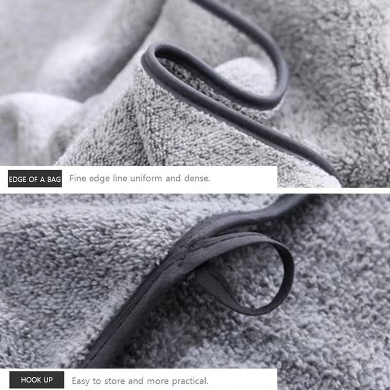 Thick Microfiber Body Bath Towel – Large Quick-Dry Spa and Gym Shower Towel