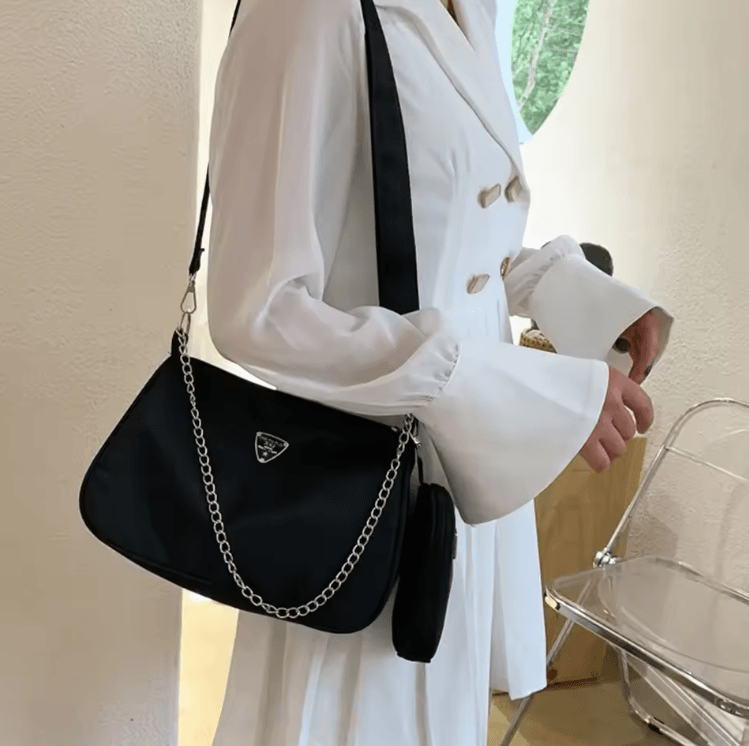 Trendy Nylon Crossbody & Underarm Bag for Everyday Style