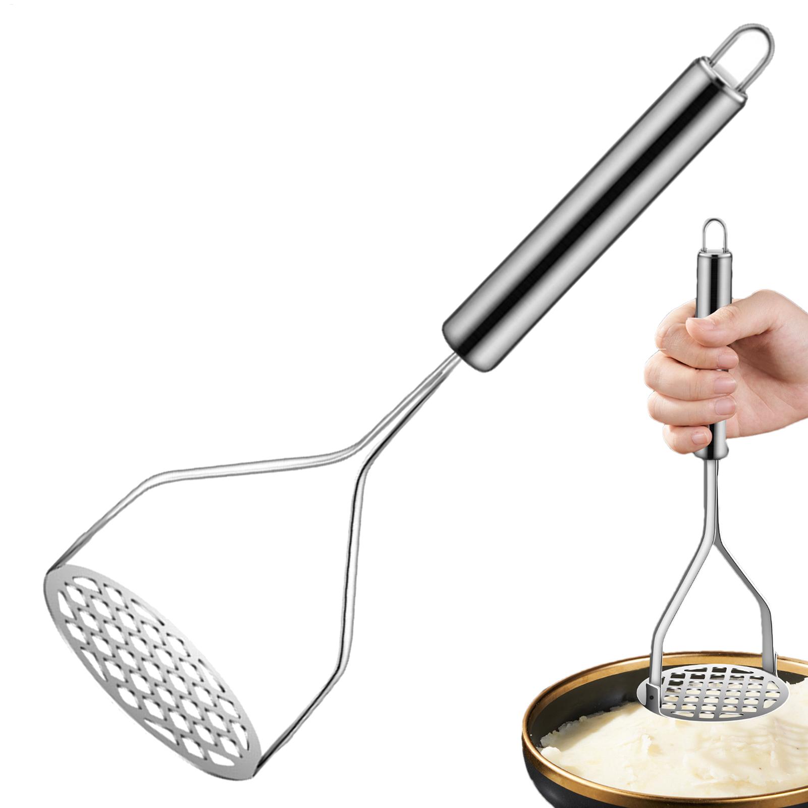 Creative Stainless Steel Manual Potato Ricer, Garlic Masher, Sweet Potato and Pumpkin Masher for Kitchen Use