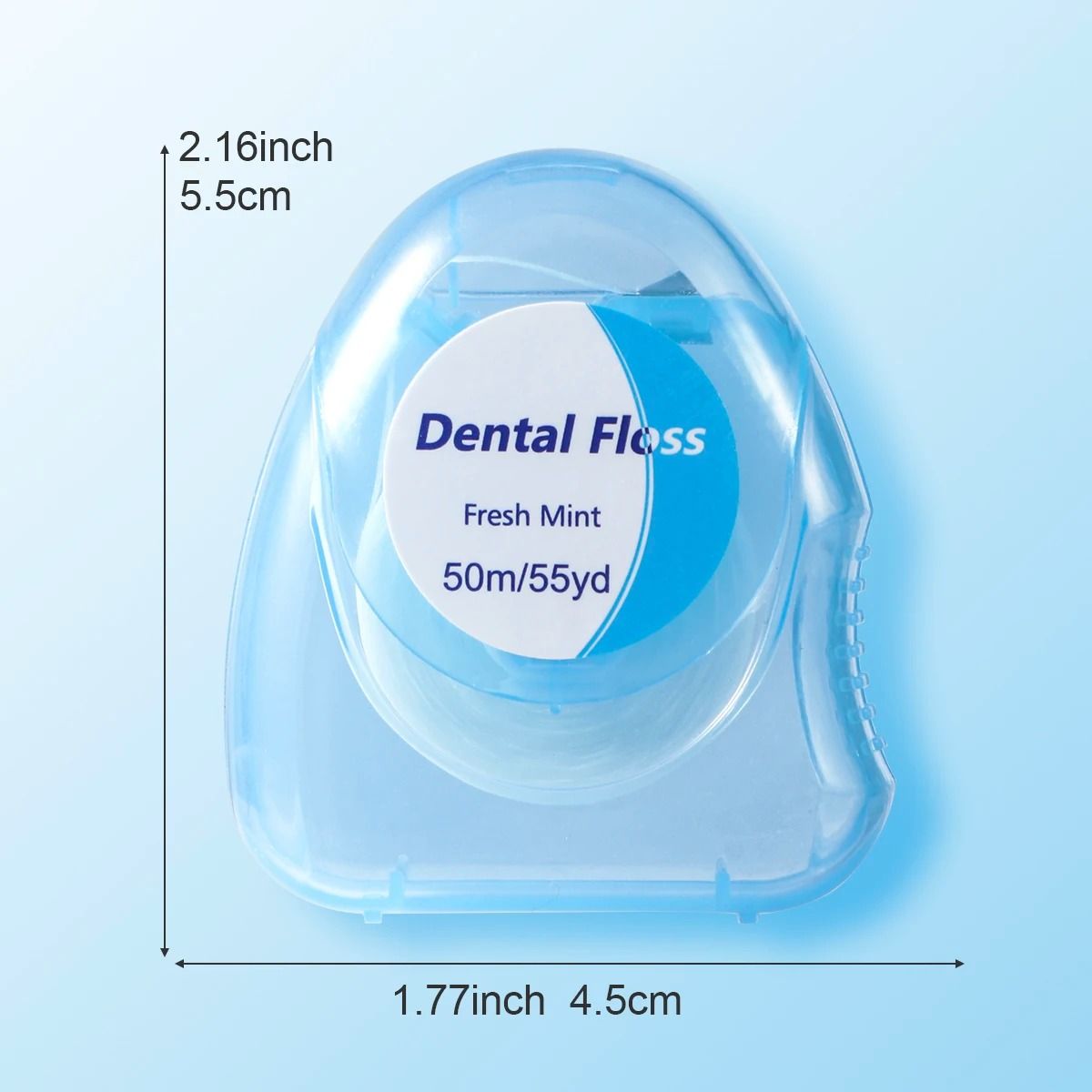 3pcs Ultraclean Mint Dental Floss – Shred Resistant Plaque Removal for Tight Areas