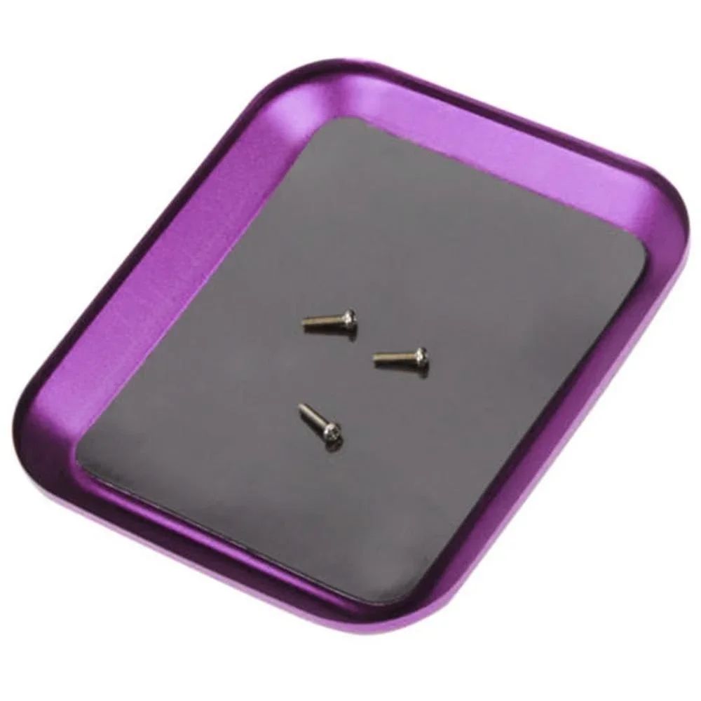 Magnetic Screw Tray Aluminum Alloy RC Repair Tool Plate