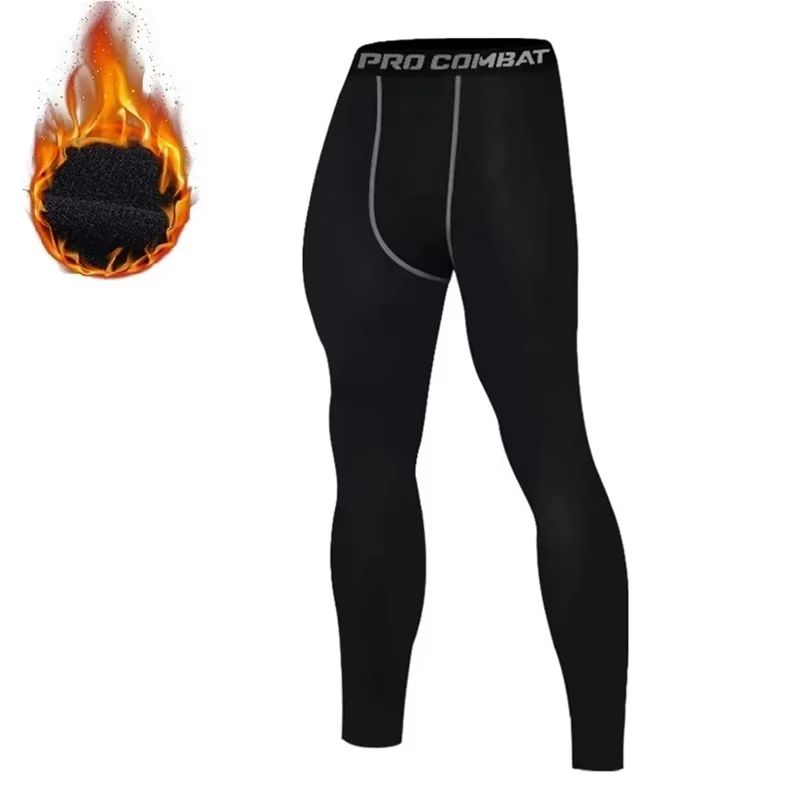 Men Fitness Compression Pants Moisture Wicking Sport Leggings for Running & Jogging