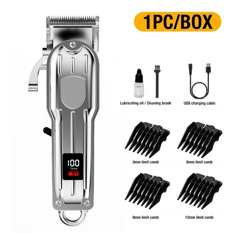 Professional All Metal Electric Hair Clipper