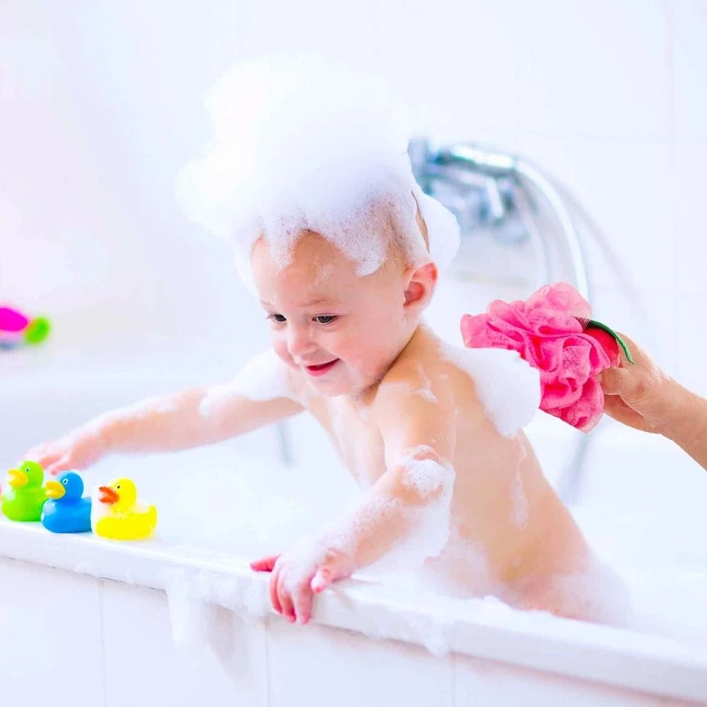 Tutti-Frutti 4PC Fun Fruit Bath Pouf Set