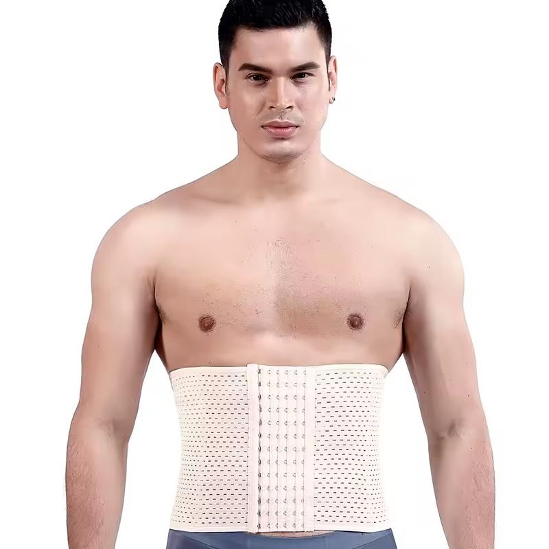 Men Slimming Body Shaper Waist Trainer Compression Belt