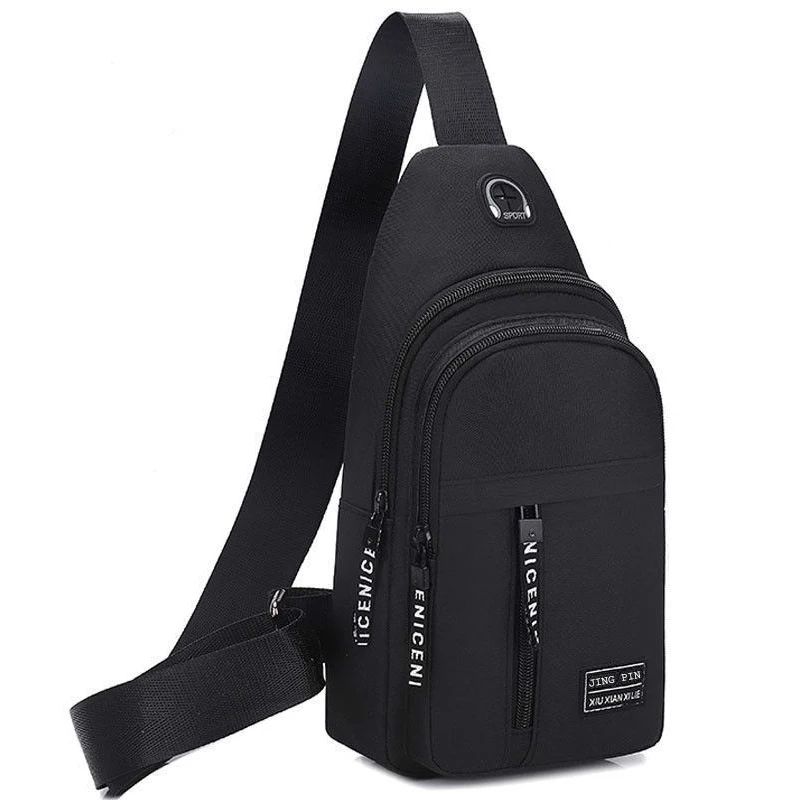 Men's Multifunctional Travel Shoulder Sling Bag Chest Crossbody Bag