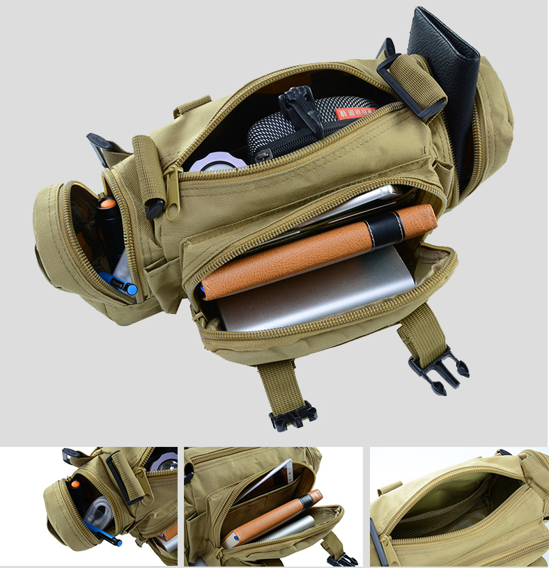 Tactical Waist Pack Backpack for Hiking, Camping & Outdoor Gear Carry