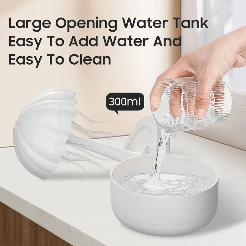 Dynamic Jellyfish Essential Oil Diffuser with Night Light