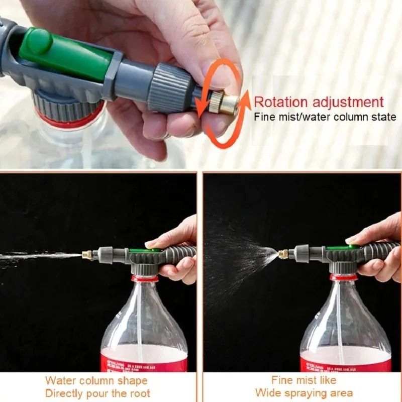 High Pressure Air Pump Manual Sprayer Adjustable Nozzle Bottle Sprayer