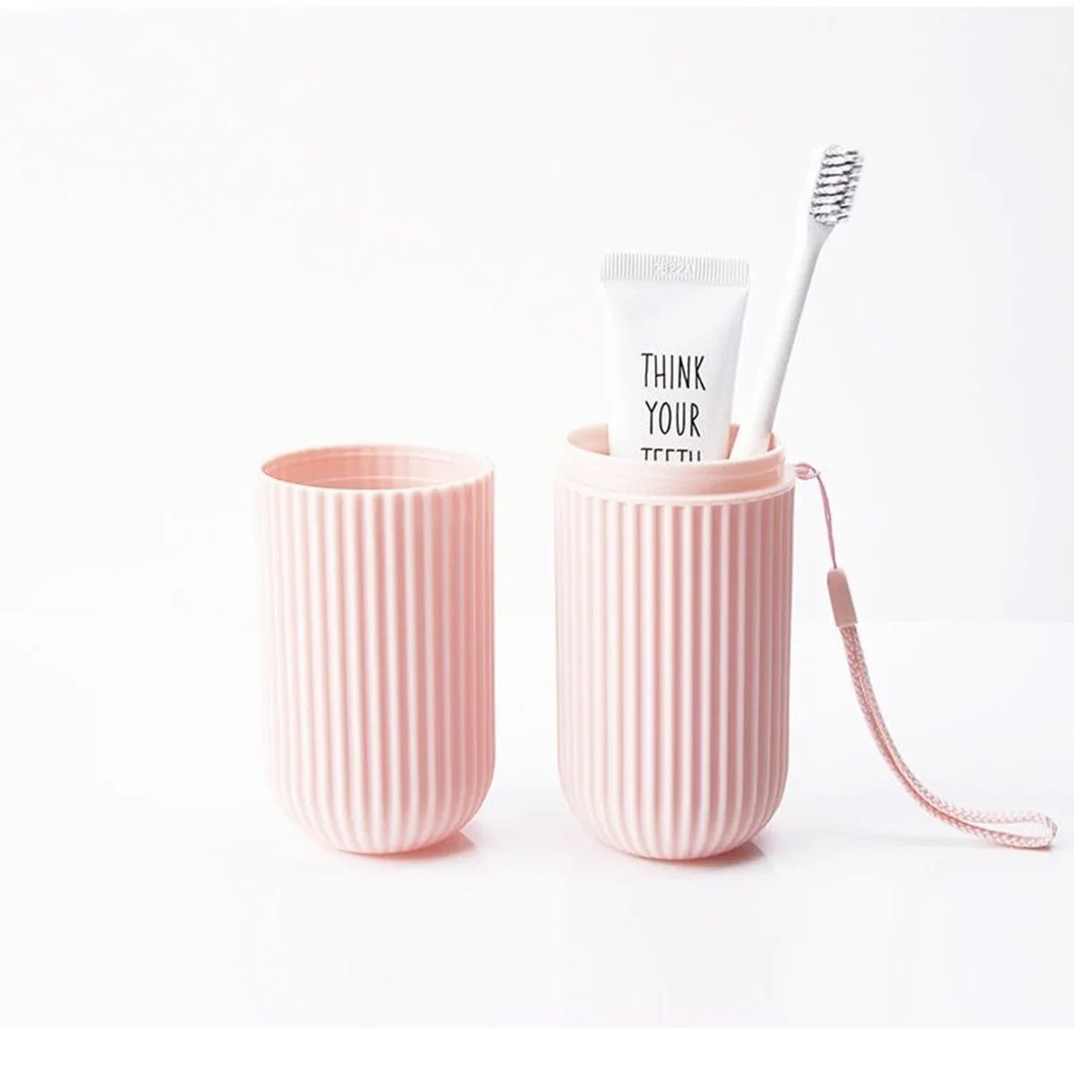 Portable Toothbrush and Toothpaste Travel Case Dustproof Hygienic Storage Holder