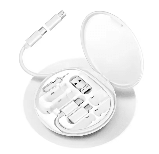 PowerLink 6-in-1 Multi Charging Cable Kit – 60W USB-C Adapter Set with Lightning, Micro USB & USB-A