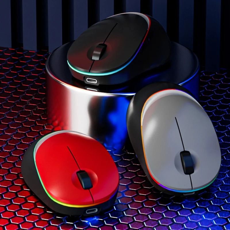 Triple-Channel Light-Emitting Wireless Mouse